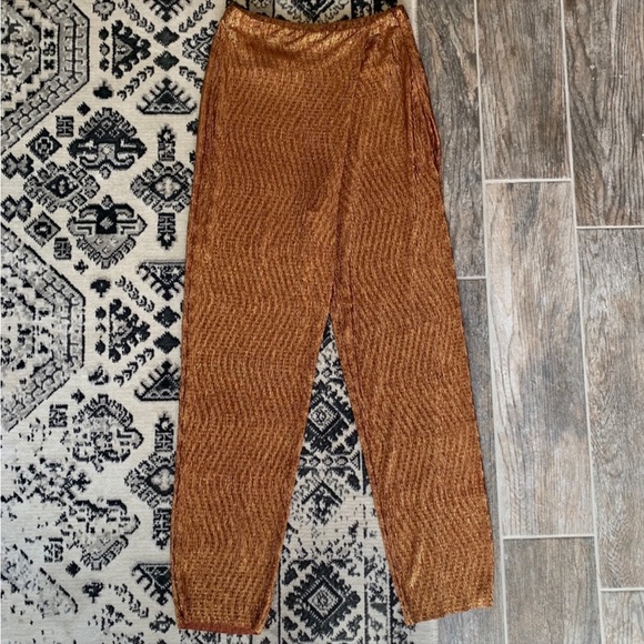 House of Harlow Odele Pant × Revolve bronze XS - Picture 7 of 7